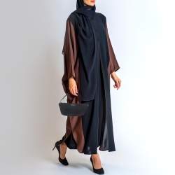 مملوكة مسبقًا Gucci Black GG Canvas and Leather Baguette Bag