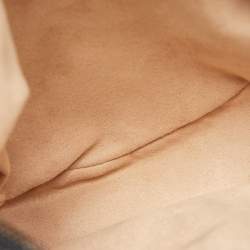 Pre Owned Gucci Black Matelassé Leather Mini GG Marmont Round Shoulder Bag