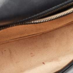 Pre Owned حقيبة كتف غوتشي جي جي مارمونت جلد ماتيلاسيه بيج صغيرة