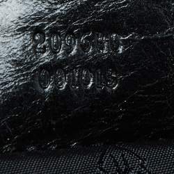 Pre Owned Gucci Black Studded Leather Babouska Dome Bag