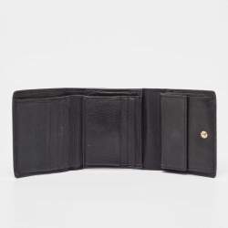 Gucci Black Leather Soho Trifold Wallet