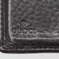 Gucci Black Leather Soho Trifold Wallet