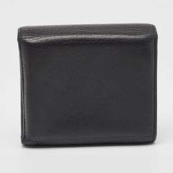 Gucci Black Leather Soho Trifold Wallet