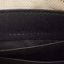 Gucci Beige GG Supreme Canvas Snake Print Wristlet Pouch
