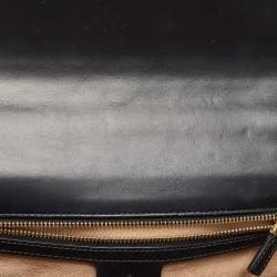 Pre Owned Gucci Black Guccissima Leather Medium Padlock Shoulder Bag