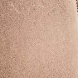 مملوكة مسبقًا Gucci Rose Gold Leather Crystals Broadway Clutch Bag