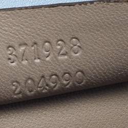 Pre Owned Gucci Light Blue Suede Broadway Clutch