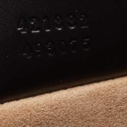Pre Owned Gucci Black Leather Small Web Sylvie Shoulder Bag
