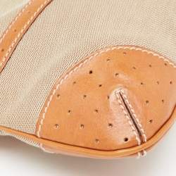 Pre Owned Gucci Tricolor Canvas and Leather GG Reins Hobo