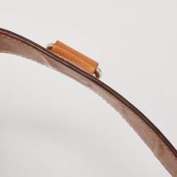 Pre Owned Gucci Tricolor Canvas and Leather GG Reins Hobo