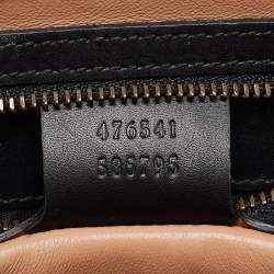 Gucci Black Water Snake Small Queen Margaret Top Handle Bag