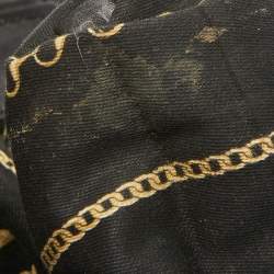 Pre Owned Gucci Black Patent Leather Vanity Tote