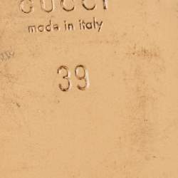 Pre Owned Gucci Brown/Beige GG Supreme Canvas Prince town Mules Size 39