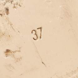 مملوكة مسبقًا Gucci Teal Velvet Tiger Embellished Princetown Flat Mules Size 37