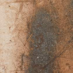 Pre Owned Gucci Black Leather Fur Lined Princetown Flat Mules Size 40