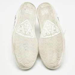 Gucci White Leather Web  Ace Low Top Sneakers Size 37