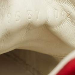 Gucci White Leather Ace Web Sneakers Size 37