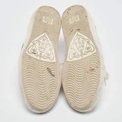 Gucci White Leather Ace Low Top Sneakers 37