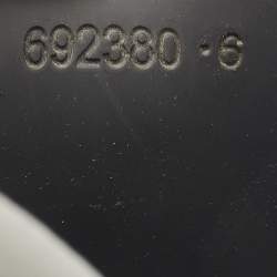 مملوكة مسبقًا Gucci Grey Rubber GG Flat Sandals Size 39