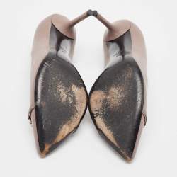 Gucci Purple Leather Molaita Pumps Size 37