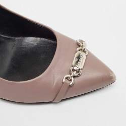 Gucci Purple Leather Molaita Pumps Size 37