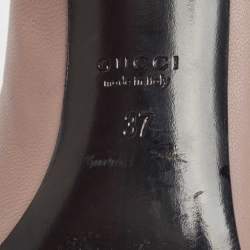 Gucci Purple Leather Molaita Pumps Size 37