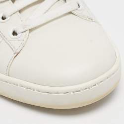 Gucci White Leather Ace Low Top Sneakers Size 39