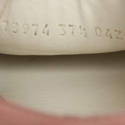 Gucci Mauve Microguccissima Leather Slip On Sneakers Size 37.5