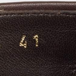 Pre Owned Gucci Beige/Brown GG Canvas Web Mayfair Ballet Flats Size 41