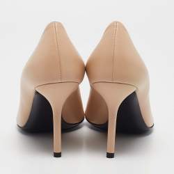 Gucci Beige Leather Molaita Pumps Size 37.5