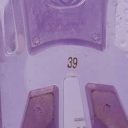 مملوكة مسبقًا Gucci Purple Jelly GG Logo Embossed Fisherman Flat Sandals Size 39