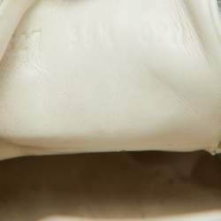 Pre Owned Gucci White Leather Interlocking G Ace Low Top Sneakers Size 35.5