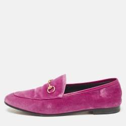 Neon pink gucci loafer online