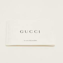 مملوكة مسبقًا حذاء بوت للركبة غوتشي جلد أسود إليزابيث مقاس 42