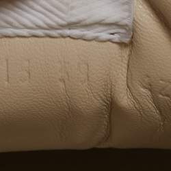 Gucci Beige Jumbo GG Supreme Canvas Rhyton Sneakers Size 38