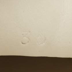 Pre Owned حذاء رياضي غوتشي آيس جلد أبيض مزين سهم مقاس 35