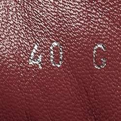 مملوكة مسبقًا Gucci Multicolor GG Floral Canvas And Suede Leather High Top Sneakers Size 40