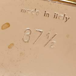 مملوكة مسبقًا Gucci Black Leather Horsebit Slide Sandals Size 37.5