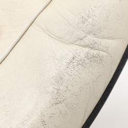 Gucci Off-White Leather Princetown Mules Size 40