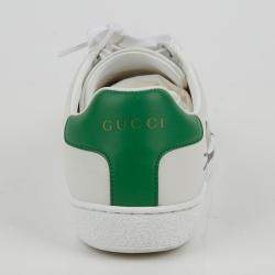 Gucci White Leather Ace Kitten Sneakers Size 35.5