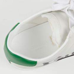 Gucci White Leather Ace Kitten Sneakers Size 35.5