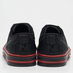 Gucci Black GG Canvas Tennis 1977 Sneakers Size 38.5