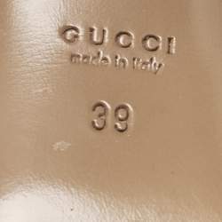 Gucci Grey Suede Bamboo Tassel Knee Length Platform Boots Size 39