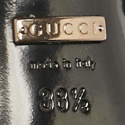 Gucci Black Elastic and Suede Strappy Ankle Booties Size 38.5