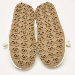 Pre Owned Gucci Beige GG Canvas Tennis 1977 Treck Sneakers Size 38