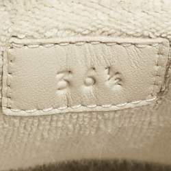 Gucci Beige Nubuck and GG Canvas CC Screener Sneakers Size 36.5