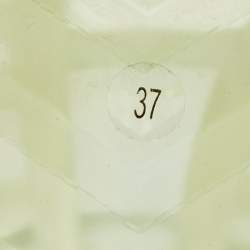 مملوكة مسبقًا Gucci Transparent Rubber Logo Slide Sandals Size 37