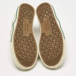 Gucci Beige Suede Tennis 1977 High Top Sneakers Size 36