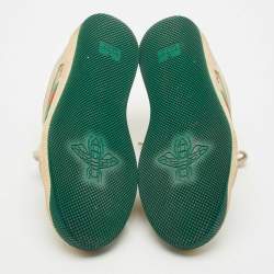Gucci  Multicolor Nubuck Leather and Canvas Screener Sneakers Size 36
