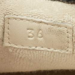 Gucci  Multicolor Nubuck Leather and Canvas Screener Sneakers Size 36